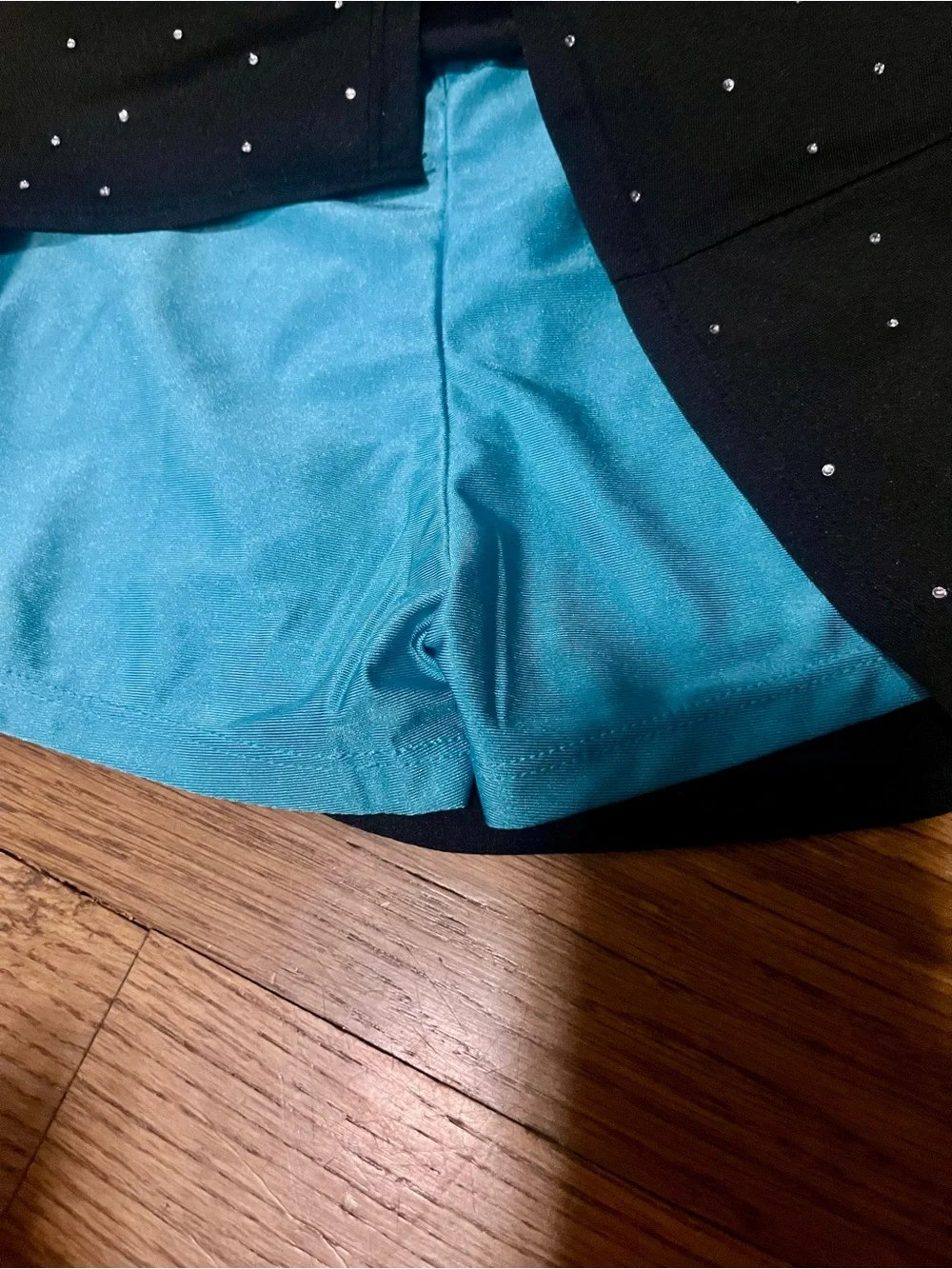 New 2 Piece Cheerleading Uniform Outfit Sleeveless Crop Top w/ Skirt cheer sz 10